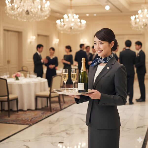 ホテル宴会サービススタッフのイメージ画像