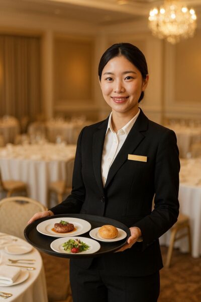 ホテル宴会サービススタッフのイメージ画像