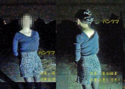 ドラレコには上半身が映っていました。女性の雰囲気が分かります。